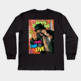 Neon Deion Prime Time Live Kids Long Sleeve T-Shirt